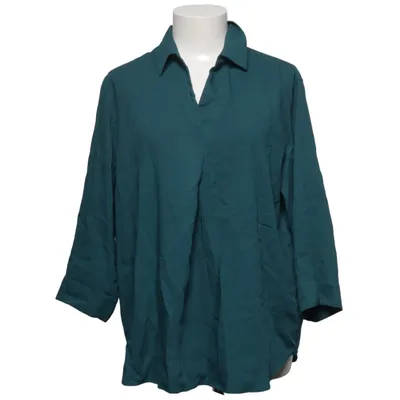 Blouse (Vert) de Uniqlo Polyester recyclé, Viscose