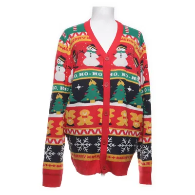 Cardigan (Rouge, Multicolore) de FSBN Acrylique