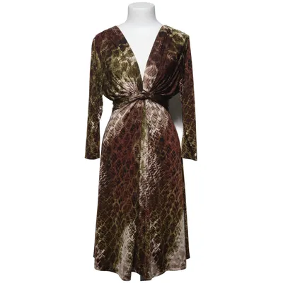 Klänning (Grön, Brun, Flerfärgad) från Ilse Jacobsen Elastan, Polyester