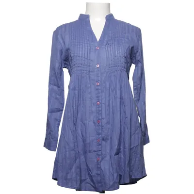 Robe chemise (Bleu) de Afrodit Coton