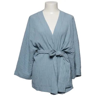 Kimono (Blue) from Lindex Elastane, Polyester, Viscose