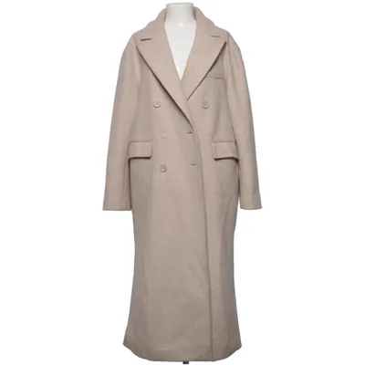 Frakke (Beige) fra NA-KD Akryl, Polyester