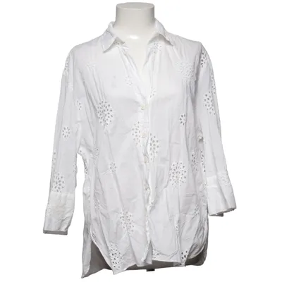 Bluse (Hvid) fra Zara Bomuld