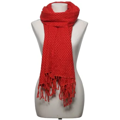 Schal (Rot) von Pashmina Kaschmir, Seide