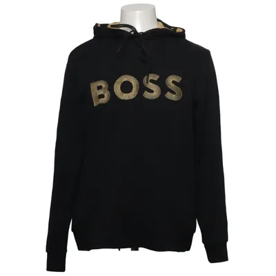 Hættetrøje (Sort, Guld) fra Hugo Boss Bomuld, Polyester