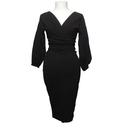 Kleid (Schwarz) von Boohoo Night Elasthan, Polyester