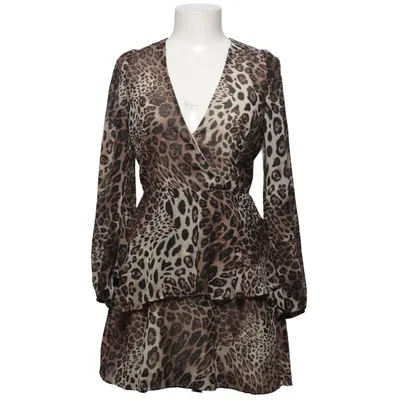 Jurk (Bruin, Beige) van Luvalot Katoen, Polyester