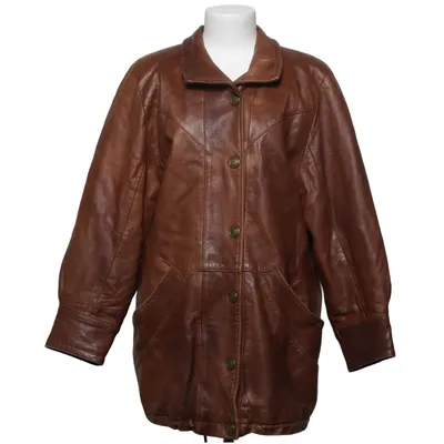 Leather jacket (Brown) from Masens Skinnindustri Leather