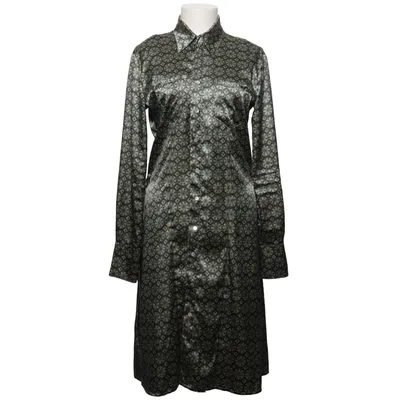 Shirt dress (Green, Yellow, Gray) from Sisley Elastane, Polyester