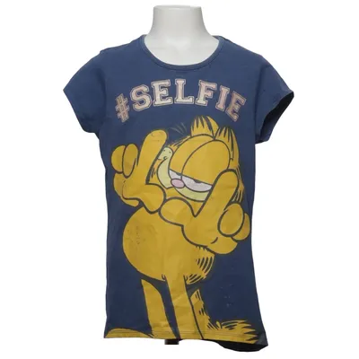 T-shirt (Blå, Flerfärgad) från Garfield Bomull, Polyester