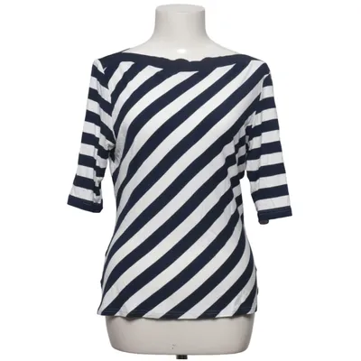 Top (Blue, White) from The House of Foxy Elastane, Viscose