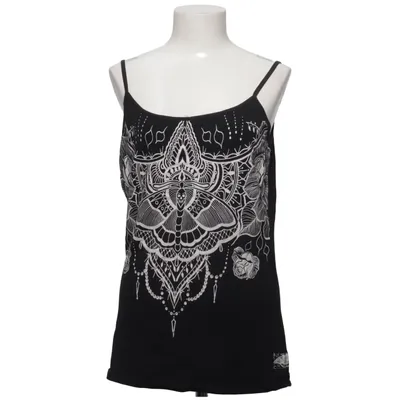 Tanktop (Zwart, Wit) van Black Premium by EMP Katoen, Elastaan