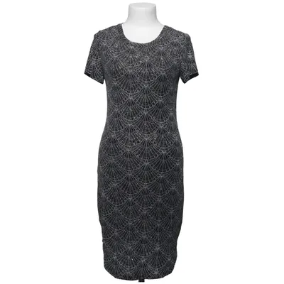 Cocktailjurk (Zwart, Zilver) van JCL Elastaan, Polyester