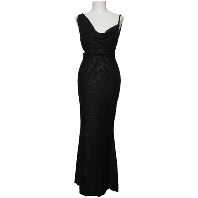 Avondjurk (Zwart) van Boohoo Elastaan, Polyester