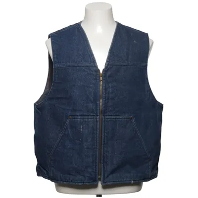 Gilet en jean (Bailey's Blue Lined Vest) de Wild Moss Acrylique, Coton, Polyester