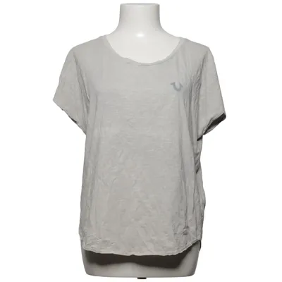 T-shirt (Grijs) van True Religion Katoen, Elastaan