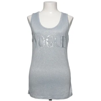 Tanktop (Zilver) van Made in italy Elastaan, Viscose