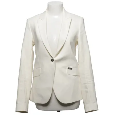 Blazer (Hvid) fra Mos Mosh Bomuld, Elastan, Polyamid