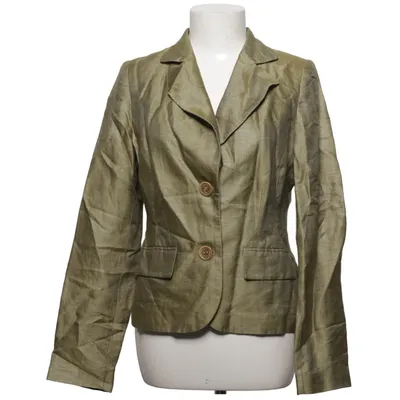 Blazer (Groen) van Maxima Acetaat, Linnen, Viscose
