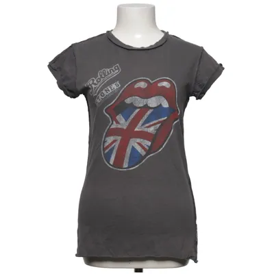 T-shirt (Grå, Flerfärgad) från Amplified Vintage Bomull