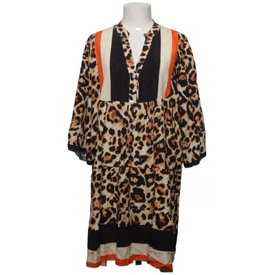 Jurk (Bruin, Zwart, Oranje) van Estee Brown Viscose