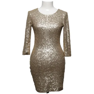 Cocktailklänning (Guldfärgad) från TFNC London Elastan, Polyester, Viskos