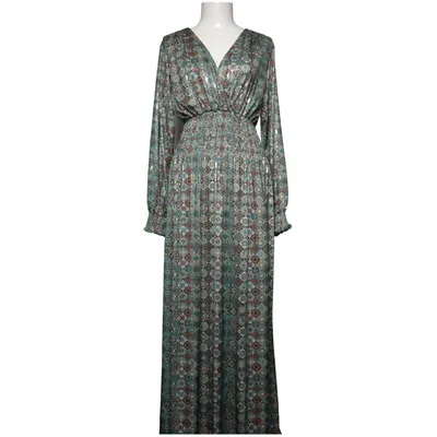 Robe longue (Multicolore) de Leana Mode Élasthane, Polyester