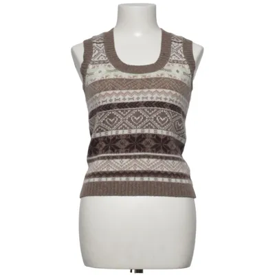 Pull sans manches (Marron, Beige, Blanc) de GANT Angora, Polyamide, Laine