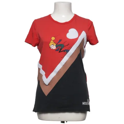 T-shirt (Röd, Svart, Brun) från Love Moschino Bomull, Elastan