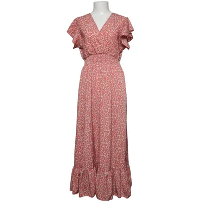 Maxi jurk (Rood, Wit) van Lolive Verte Polyester