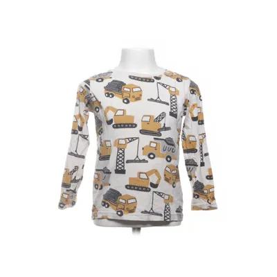 Långärmad t-shirt (Vit, Gul, Svart) från Lindex Kids Bomull