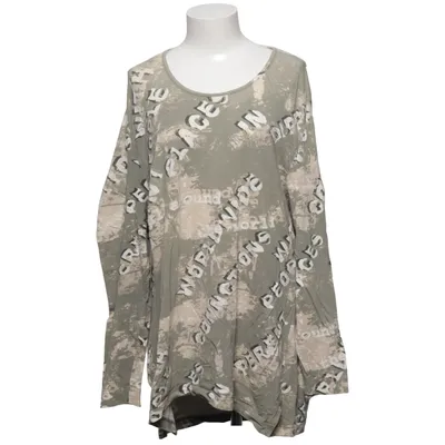 Långärmad t-shirt (Grön, Beige) från Kenny S. Bomull, Elastan, Modal