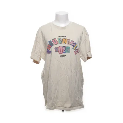 T-shirt (Beige, Flerfärgad) från Snipes Bomull