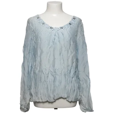 Blouse (Blauw) van Micky Elastaan, Zijde, Viscose