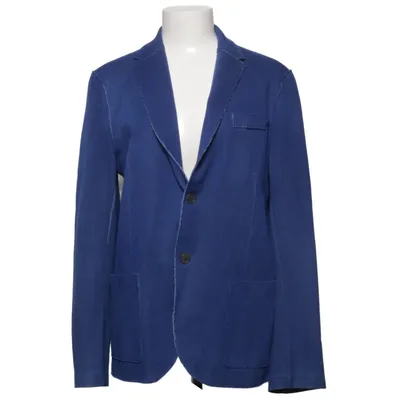 Blazer (Blauw) van Harris Wharf London Katoen