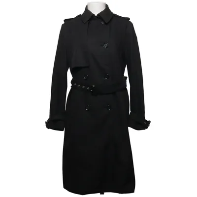 Trench coat (Black) from Zara Woman Polyester
