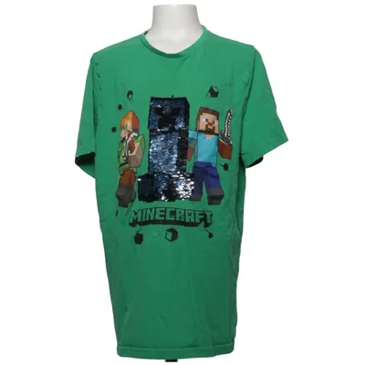T-shirt (Groen, Meerkleurig) van Mojang Katoen, Elastaan