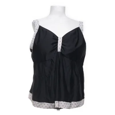Tankini (Sort, Hvid) fra Janina Elastan, Polyamid, Polyester