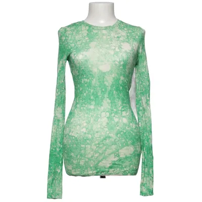 Long sleeve T-shirt (Green, White, Multicolored) from COS Wool