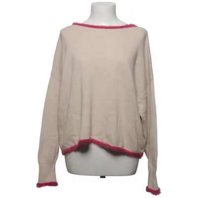 Sweater (Beige, Pink) fra Sarah Kashmir, Polyamid, Viscose, Uld