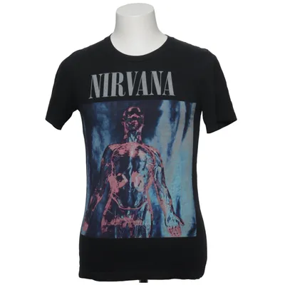 T-shirt (Noir, Multicolore) de Nirvana Coton