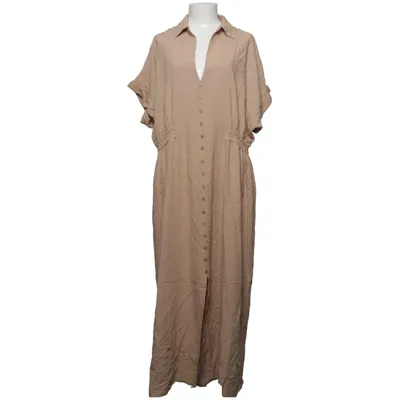 Robe chemise (Beige) de New Look Curves Coton, Lin, Viscose