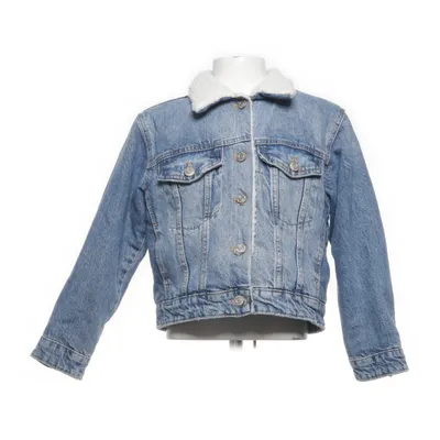 Fodrad jeansjacka (Blå, Vit) från Zara