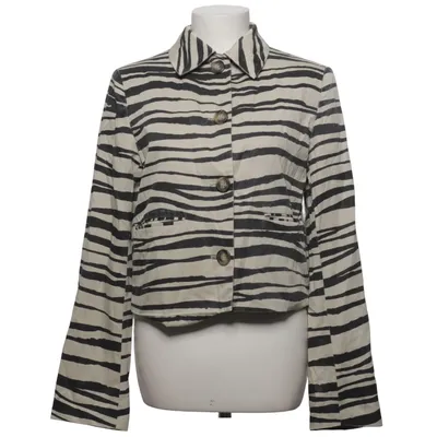 Blazer (Beige, Noir) de Josefine HJ x NA-KD Coton, Polyester