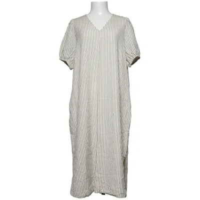 Kjole (Beige, Sort) fra Fransa Linned, Viscose