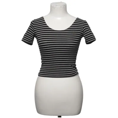 Crop top (Svart, Vit) från American Apparel Bomull, Elastan