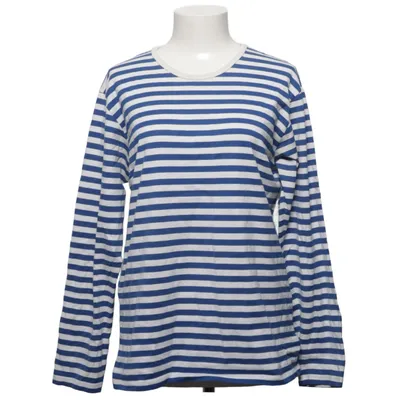 Long sleeve T-shirt (Blue, White) from Marimekko Cotton