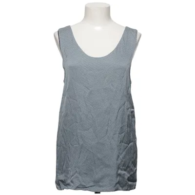 Tanktop (Blauw, Wit) van Parenti's Elastaan, Zijde