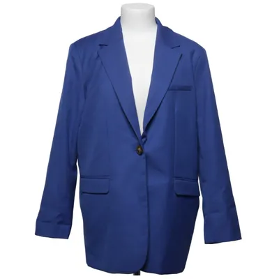 Blazer (Blauw) van Second Female Polyester, Viscose, Wol