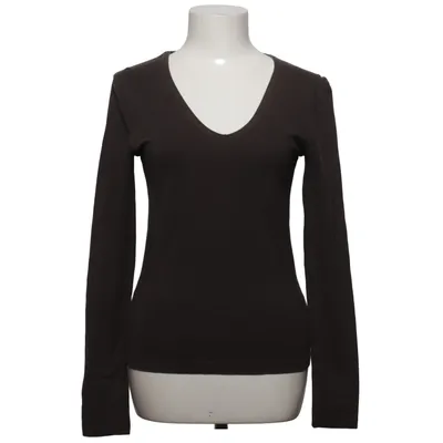 Lange mouwen shirt (Bruin) van East West Katoen, Elastaan